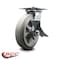 Service Caster 8 Inch Heavy Duty Thermoplastic Rubber Caster with Roller Bearing and Brake SCC SCC-35S820-TPRRF-SLB - alternate 2